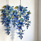 CouldNook Acrylic Floral Window Hanging - Cascading Blossoms And Leaves