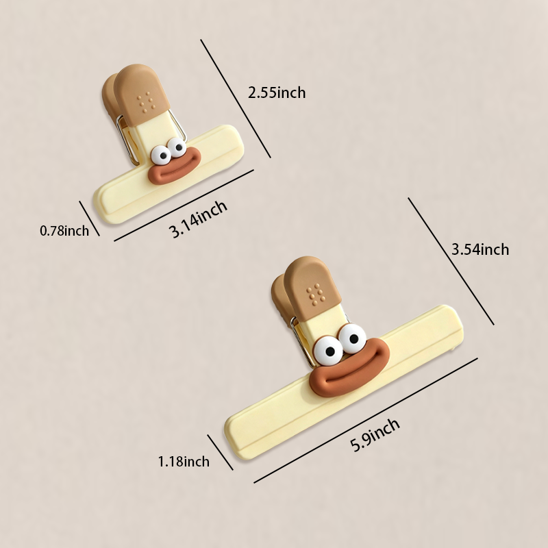 CouldNook Character Spout Bag Sealing Clip - Pantry Storage Accent