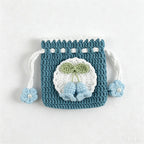 CouldNook Yarn Applique Drawstring Pouch - Fruit and Flower Designs