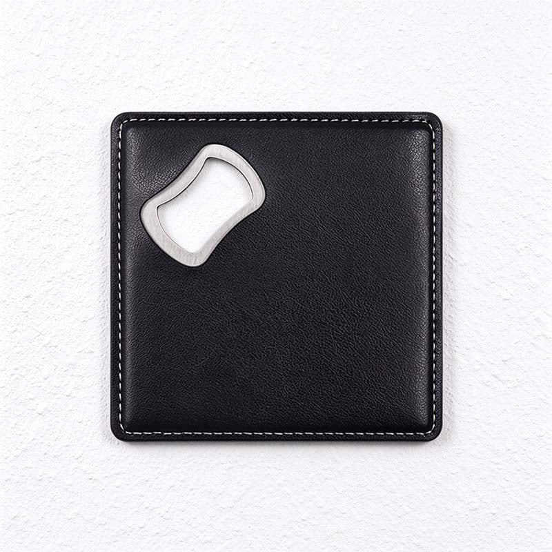 CouldNook Square Bottle Opener - Inset Opening And Stitched Edge Detail