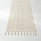 CouldNook Crochet-Look Table Runner - Console Table Accent