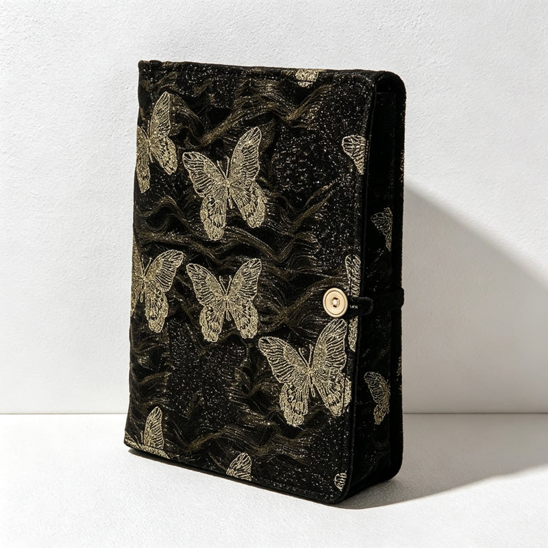 CouldNook Butterfly Lace Ring Binder - A5 A6 Refillable Journal