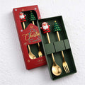 CouldNook Christmas Cutlery Set - Character Tops and Decorative Charm Designs