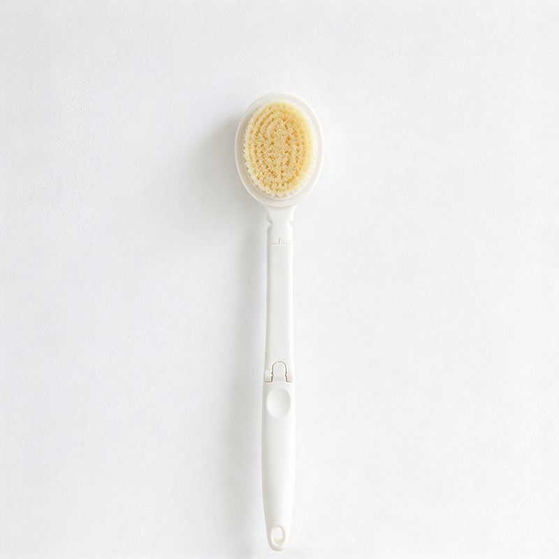 CouldNook Bath Brush Set - Folding Handle And Three Interchangeable Heads