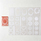 CouldNook Lace PET Sticker Book - Vintage Border Designs