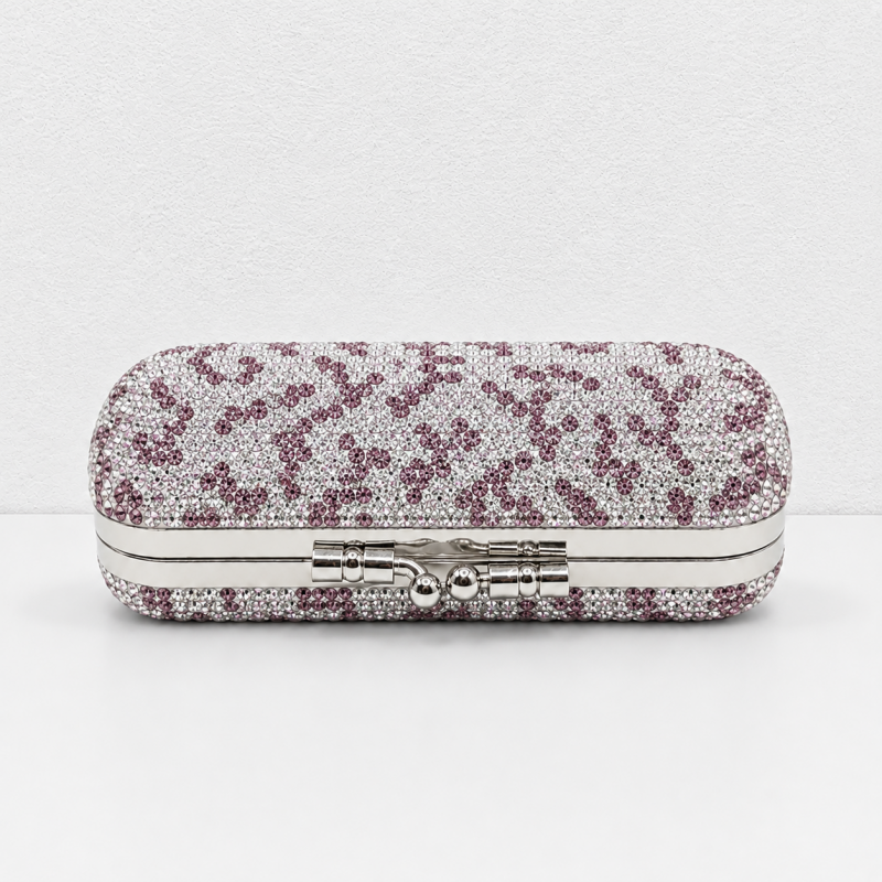 CouldNook Rhinestone Lipstick Case - Crystal Mirror Box