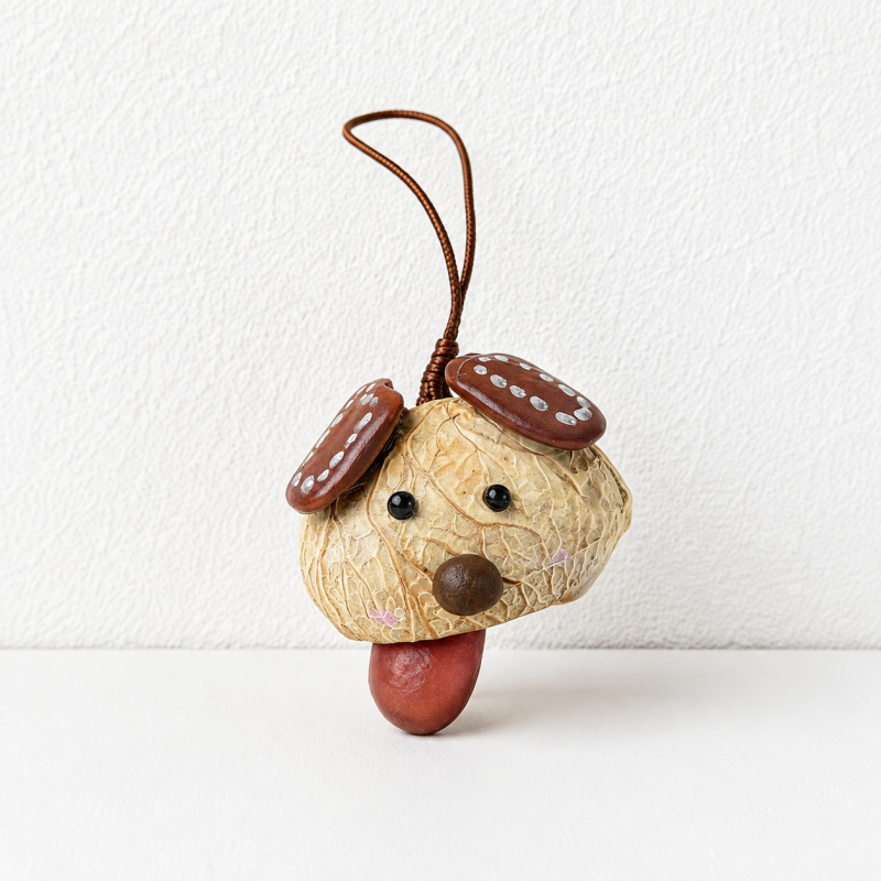 CouldNook Dog Figure Shell Bag Charm - Loop Clasp Attachment