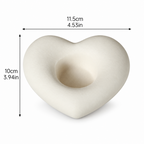 CouldNook Heart Tealight Candle Holder - Rounded Ceramic