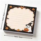 CouldNook Halloween Scene Sticky Notes - Castle Border or Witch Ghost