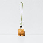 CouldNook Wood-Look Zodiac Phone Charm - Loop Cord Attachment