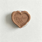 CouldNook Heart Magnetic Phone Grip Stand - Cream-Style Raised Design