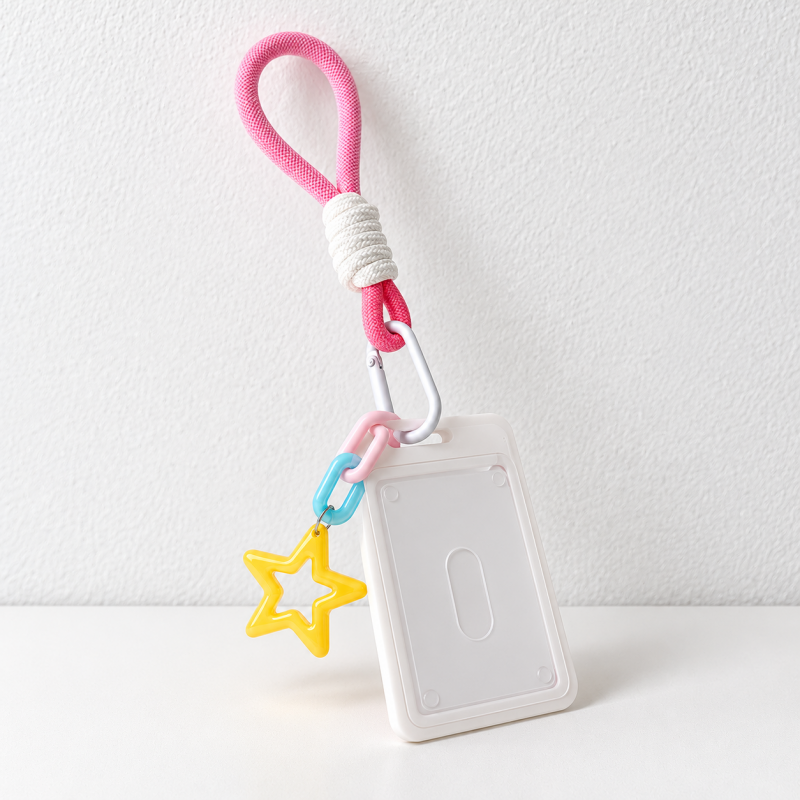 Photo Card Holder - Pastel Frame and Star Charm
