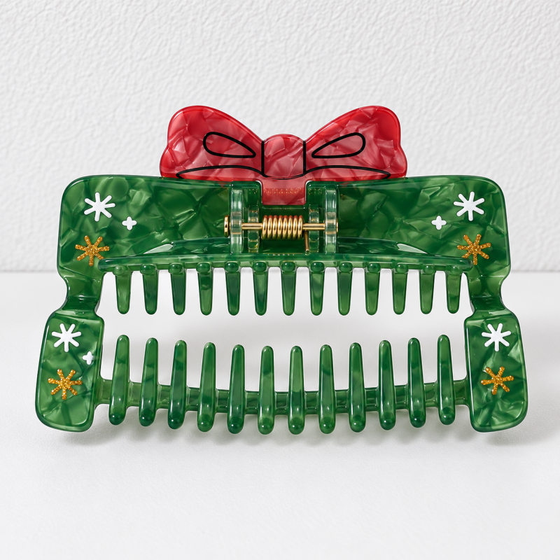CouldNook Christmas Hair Comb - Festive Character Shapes