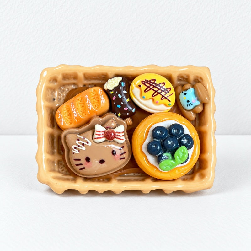 CouldNook Mini Meal Tray Magnet - Raised Food Assortment