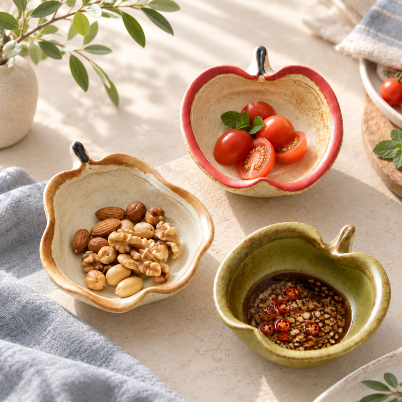 CouldNook Fruit Dipping Bowl - Apple and Pear