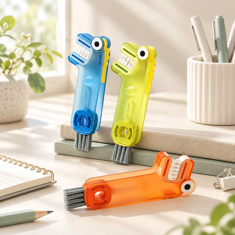 CouldNook Dinosaur Cup Lid Brush - Four Cleaning Tools In One Body