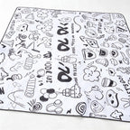 CouldNook Doodle Picnic Mat - Roll-Up Handled Bundle Collection
