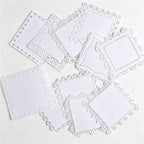 CouldNook Lace Paper Decoration Set - Openwork Borders and Delicate Cutout Motifs