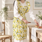 CouldNook Ruffled Kitchen Apron - Ruffled Edge Detail Kitchen Wear