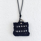 Crochet Earbud Pouch with Adjustable Neck Cord