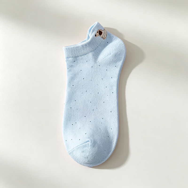 CouldNook Soft Bear Tab Ankle Socks - Everyday Footwear Accent