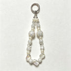 CloudNook Beaded Phone Wrist Strap-Sparkling Rhinestone Pearl Chain