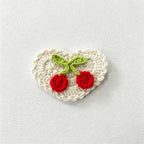 CouldNook Yarn Floral Applique Patch - Three Raised Motif Designs