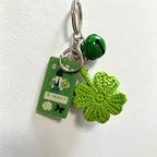 CouldNook Yarn Clover Keychain - Single and Ring Options