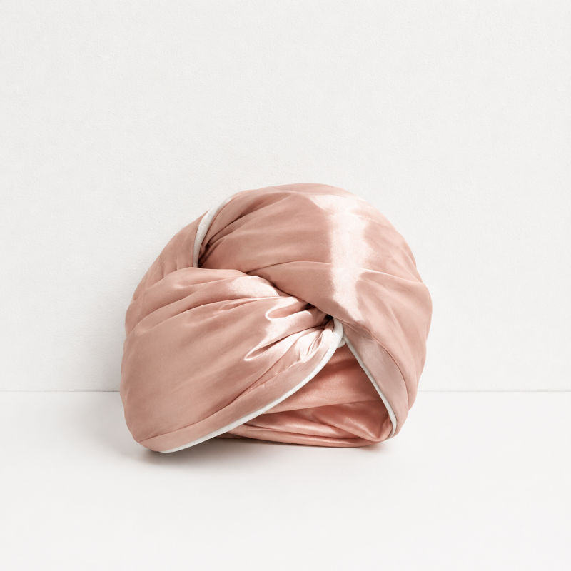 CouldNook Satin-Look Hair Wrap - Twisted Front and Elastic Back