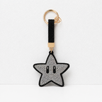 CouldNook Rhinestone Smiley Face Keychain - Star Bag Pendant