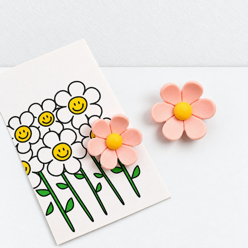 CouldNook Six Petal Flower Magnet - Ten Color Options