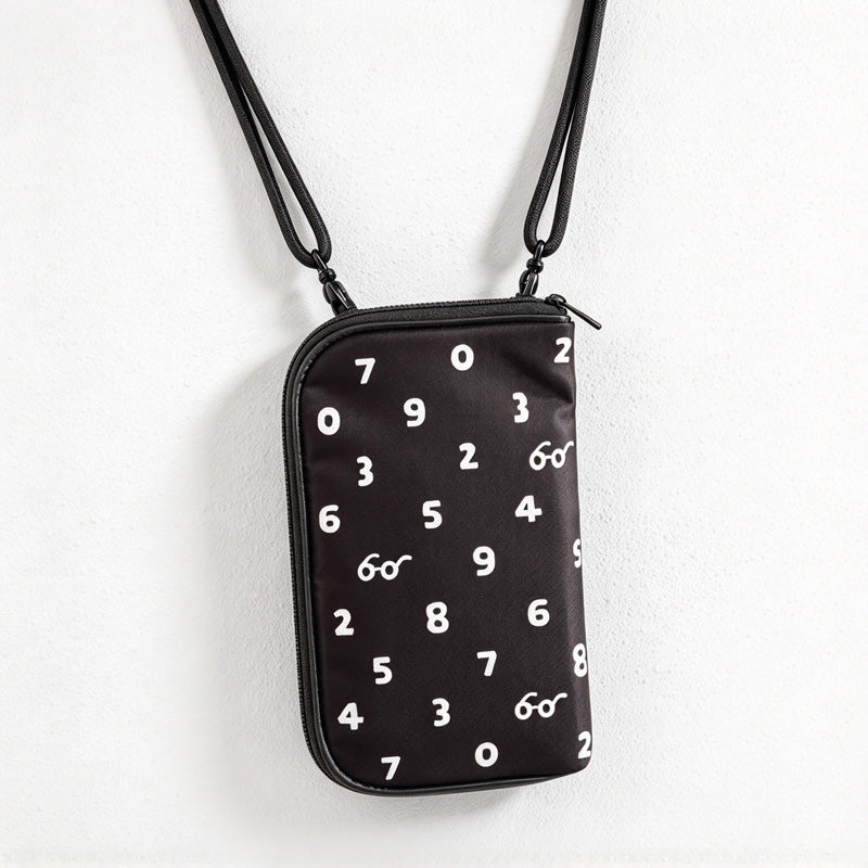 CouldNook Number Print Crossbody Pouch - Cord Strap