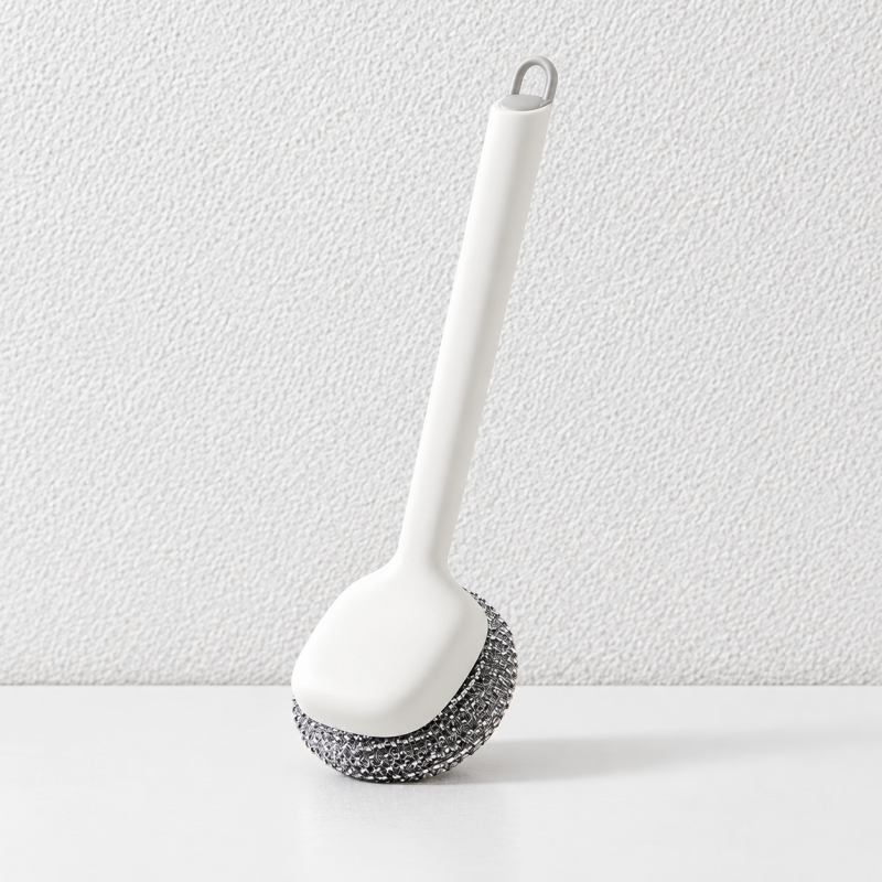 CouldNook Dish Scrubber - Shark Fin Grip And Replaceable Cleaning Heads