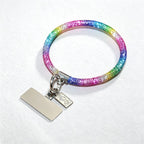 CouldNook Rhinestones Set Phone Strap with Rounded Links