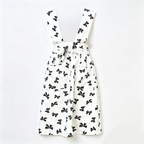 CouldNook Bow Print Crossback Apron - Graphic Kitchen Accent