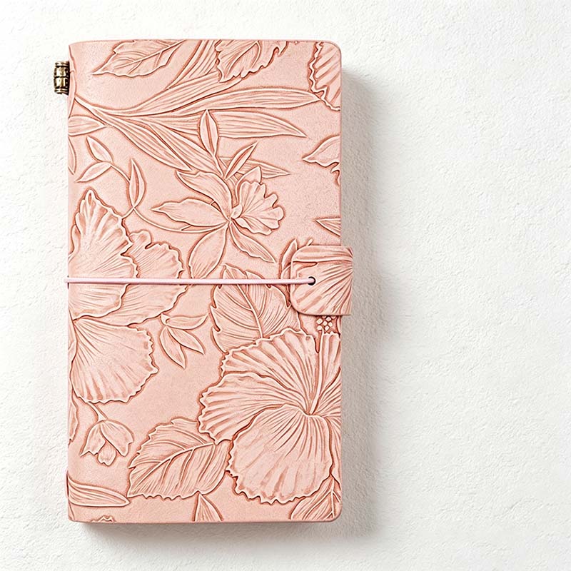 CouldNook A6 Floral Travel Notebook - Snap Closure Collection