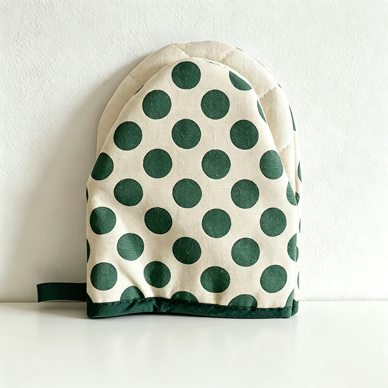 CouldNook Striped Dot Oven Mitt - Kitchen Heat Helper