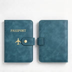 CouldNook Passport Holder - Snap Strap and Multiple Interior Card Pockets