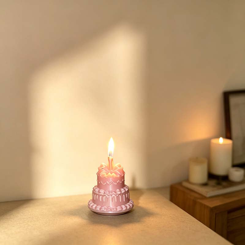 CouldNook Cake Ring Candle Holder - Miniature Tiers And Adjustable Band