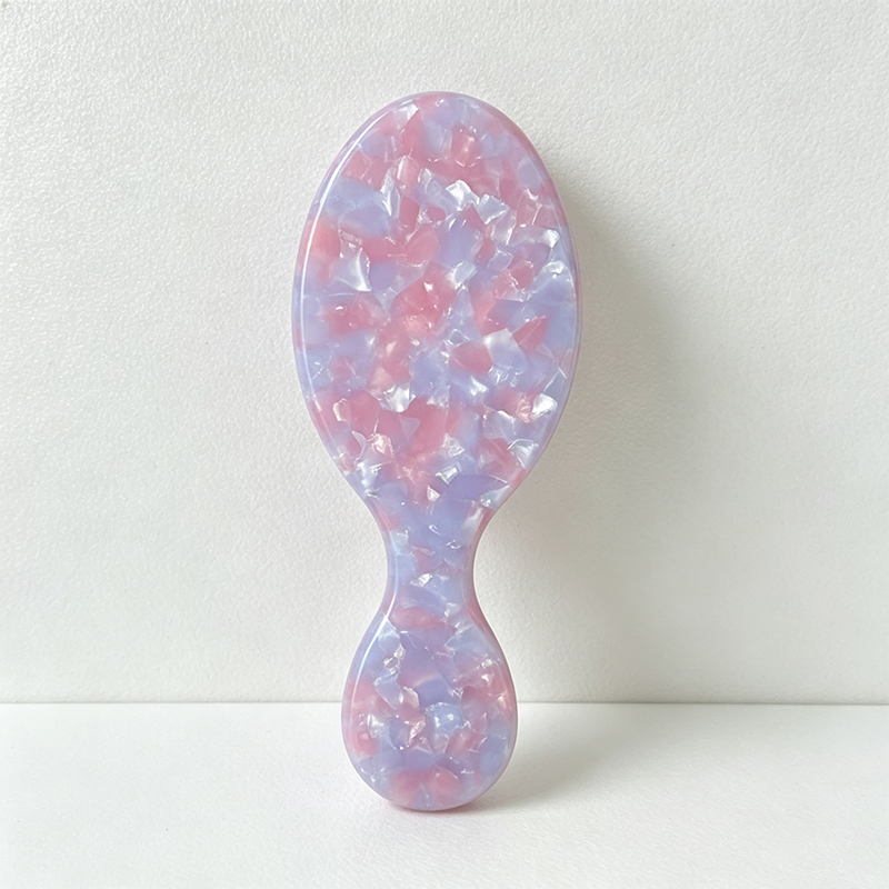 CouldNook Patterned Oval Hair Brush - Handheld Grip Profile
