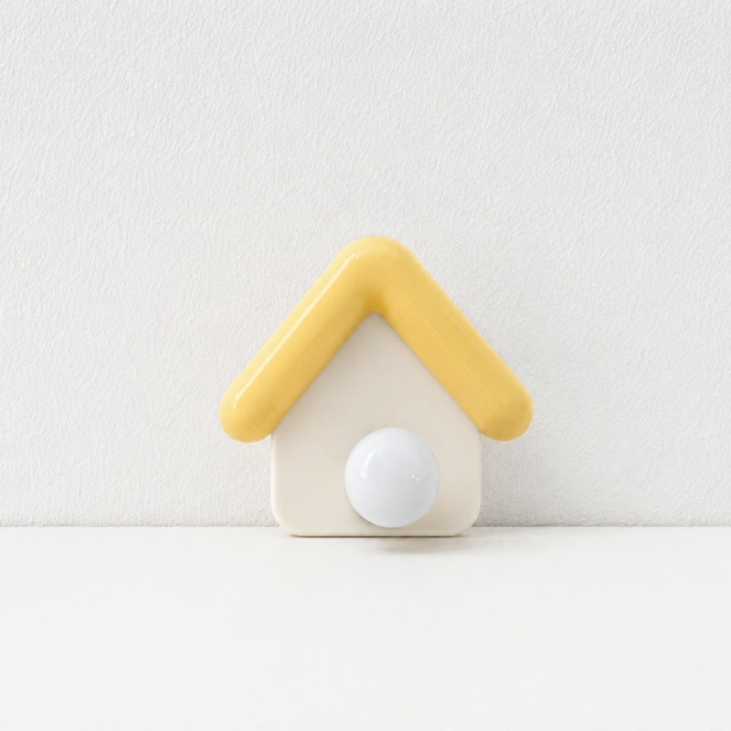 CouldNook House Wall Hook - Colorful Roof and Round Peg