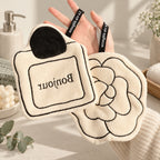 CouldNook Shaped Hand Towel - Camellia and Perfume Bottle Designs