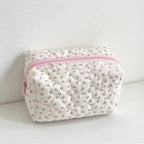 CouldNook Printed Box Makeup Pouch - Fruit Motifs And Folded Corners