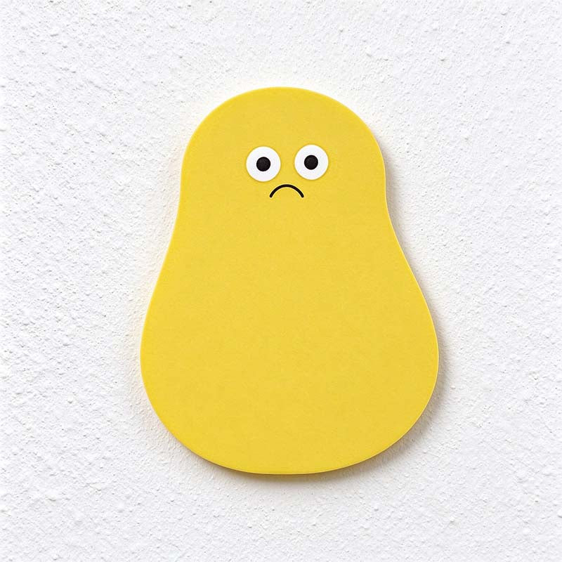 CouldNook Character Sticky Notes - Shaped Color Blocks And Expressive Faces