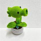 CouldNook Yarn Plant Planter Ornament - Assorted Character Pots