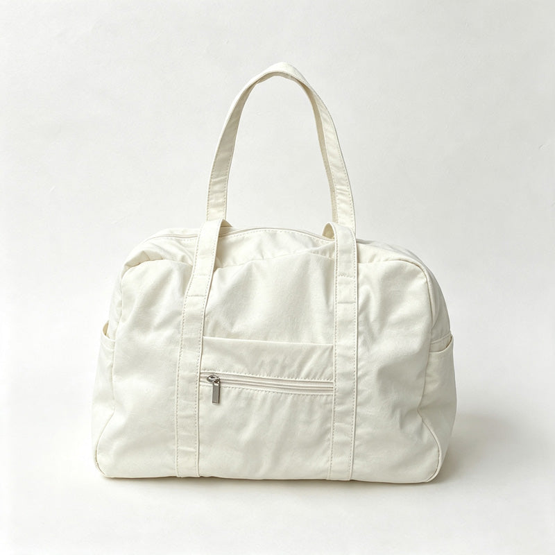 CloudNook Nylon Duffle Tote‑Lightweight Weekend Handbag