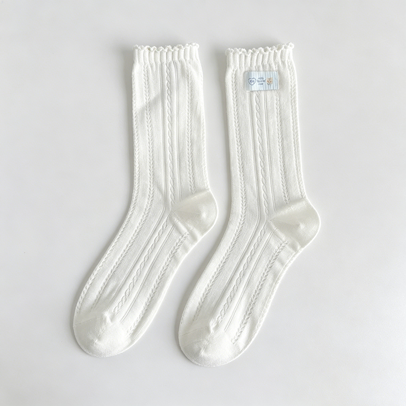 CouldNook Spring Floral Crew Socks - Cozy Wardrobe Accent