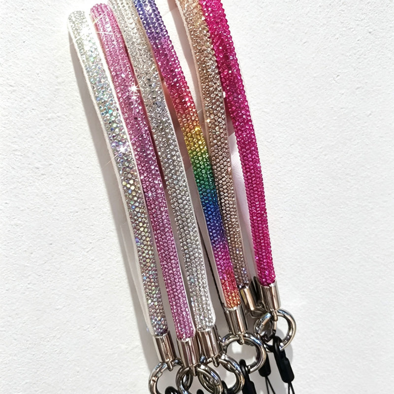 CouldNook Stone Set Phone Strap with Closely Set Reflective Stones