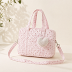 CouldNook Quilted Diaper Organizer Bag - Front Pockets and Strap