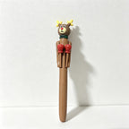 CouldNook Christmas Boxing Ballpoint Pen - Character Topper and Moving Gloved Arms